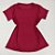 Camiseta Feminina T-Shirt Básica Lisa Marsala - Imagem 1