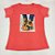 Camiseta Feminina T-Shirt Coral com Acessórios Estampa Sandália Colorida - Imagem 3