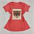 Camiseta Feminina T-Shirt Coral com Acessórios Estampa Onça Braba - Imagem 1