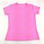 Camiseta Feminina T-Shirt Básica Lisa Rosa Chiclete - Imagem 2