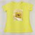 Camiseta Feminina T-Shirt Amarelo Bebê com Acessórios Estampa Bolsa Amarela - Imagem 2