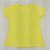 Camiseta Feminina T-Shirt Básica Lisa Amarela Bebê - Imagem 2