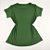 Camiseta Feminina T-Shirt Básica Lisa Verde Militar - Imagem 1