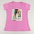 Camiseta Feminina T-Shirt Rosa Chiclete com Strass Estampa Tênis Star Onça - Imagem 2
