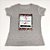 Camiseta Feminina T-Shirt Cinza Mescla com Strass Estampa Gratidão por Tudo Onça - Imagem 4