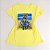 Camiseta Feminina T-Shirt Amarelo Bebê com Strass Estampa Olho Grego Praia - Imagem 1