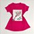 Camiseta Feminina T-Shirt Pink com Strass Estampa Champanhe Beautiful Day - Imagem 1