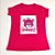 Camiseta Feminina T-Shirt Pink com Strass Estampa Onça Jungle Pink - Imagem 2