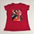 Camiseta Feminina T-Shirt Vermelho com Strass Estampa Scarpin Vermelho Luxo - Imagem 2