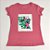 Camiseta Feminina T-Shirt Rosa Escuro com Strass Estampa Arara Amazing - Imagem 2