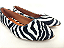 Sapatilha Zebra Pelinho Bico Fino - Imagem 3