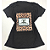 Camiseta Feminina T-Shirt Preta Estampa com Onça - Imagem 1