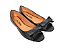 Peep Toe Preto Laço Liso - Imagem 2