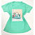 Camiseta Feminina T-Shirt Verde Bebê Bolsa Verde - Imagem 1