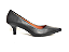 Scarpin Preto Clássico Salto Fino Baixo 5 cm - Imagem 2