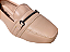 Sapatilha Bico Quadrado Mocassim Nude com Fivela - Imagem 2