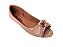 Peep Toe Nude Fosca com Laço Nó - Imagem 1