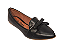 Sapatilha Slipper Preta com Lacinho - Imagem 1