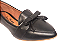 Sapatilha Slipper Preta com Lacinho - Imagem 2