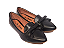 Sapatilha Slipper Preta com Lacinho - Imagem 4