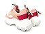 Tênis Chunky Sneaker Tons de Rosa e Rosê Solado Branco 6 cm - Imagem 9