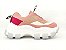 Tênis Chunky Sneaker Tons de Rosa e Rosê Solado Branco 6 cm - Imagem 7