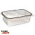 Pote Retangular com Tampa para Freezer e Microondas - BPA FREE - Pacote 24 unidades - PRAFESTA - Imagem 1