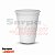 Copo Plástico 200ml Branco ou Transparente - Caixa 2.500 ou Pacote 100 unidades TOTALPLAST - Imagem 1