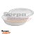 Marmita de Isopor com tampa 500ml - FM50 - Caixa 100 pcs - FIBRAFORM - Imagem 1