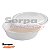 Marmita de Isopor com Tampa 1100ml - FM110 - Caixa 100 pcs - FIBRAFORM - Imagem 1