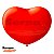 Balão n°11 Coração Vermelho - Pacote com 20 unidades - Imagem 1