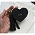 Chaveiro de Coração Personalizado com Iniciais Preto - Imagem 2