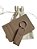 10 Kits Carteira + Chaveiro com Iniciais - Imagem 2