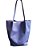 Bolsa Minimalista de Couro Legítimo Lilás - Imagem 1