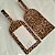 Conjunto com 2 tags de mala animal print – estampa de onça - Imagem 1