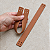 50 Pares de Alças de Couro Legítimo para Bolsas e Crochê 25cm x 2cm - Imagem 2