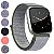 Correia de nylon para Fitbit Versa3 Lite, pulseira relógio inteligente, pulseir - Imagem 16