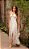 Vestido Longo Busto Torcido Print - Imagem 1