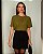 Blusa Detalhe Pregas Militar - Imagem 1