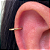 ARGOLA OURO 18K SEGMENTADA CLICKER - Imagem 3