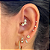 PIERCING AUSTRALIANO AÇO COM GARRINHA - Imagem 2