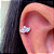 MICROBELL RETO OURO 18K THREE LEAF - Imagem 2