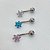 PIERCING GENITAL TITÂNIO FLOR ZIRCÔNIAS - Imagem 4