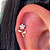 LABRET TITÂNIO FLOR INTEIRA ZIRCÔNIAS - Imagem 2