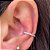PIERCING FAKE CONCH BASIC ZIRCÔNIAS - Imagem 2