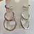 CONJUNTO DE ARGOLINHAS LISAS - Imagem 5