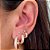 CONJUNTO DE ARGOLINHAS ZIRCÔNIAS - Imagem 3