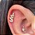 LABRET AÇO CASCATA ARRUDA ZIRCÔNIAS - Imagem 2