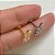 LABRET TITÂNIO CASCATA ARRUDINHA ZIRCÔNIAS - Imagem 5