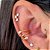 ARGOLA TITÂNIO TWIST DROP CLICKER - Imagem 2